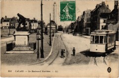 Calais Boulevard Maritime Tramway à Calais