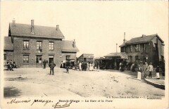 Berck-Plage la gare et la Poste à Berck