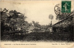 Frevent Pont du Marais apres l'explosion