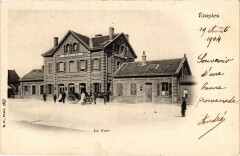 Etaples La gare -
													62 Pas de Calais
												