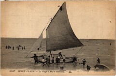 Berck-Plage La Plage marée montante à Berck