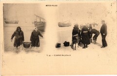 Berck-Plage Arrivée du poisson à Berck