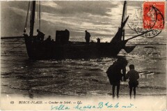 Berck-Plage Coucher de soleil à Berck