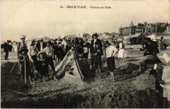 Berck-Plage Travaux de Sable à Berck