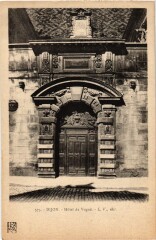 Carte postale ancienne Dijon - Hotel de Vogue
                                                                     à Dijon
                                