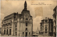 Dijon Hotel des Postes et Rue du Temple à Dijon