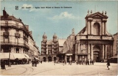 Dijon Bourse Commerce et Eglise Saint-Michel à Dijon