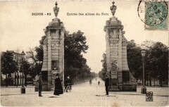 Dijon Entree des Allees du Parc à Dijon