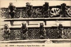 Dijon Gargouilles de Notre Dame à Dijon