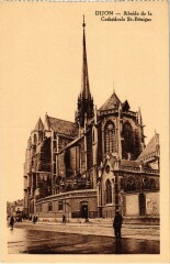 Dijon Abside de la Cathedrale Saint-Benigne à Dijon