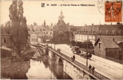 Dijon Pont de l'Ouche et Hopital General à Dijon
