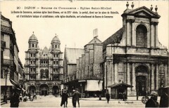 Dijon Bourse Commerce Eglise Saint-Michel à Dijon