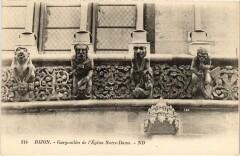 Dijon Gargouilles de Notre Dame à Dijon