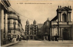 Dijon Eglise Saint-Michel Bourse du Commerce à Dijon