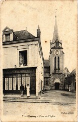 Chouzy Place de l'Eglise -
													41 Loir et Cher
												
