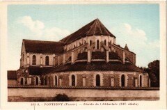Pontigny Abside de l'Abbatiale à Pontigny