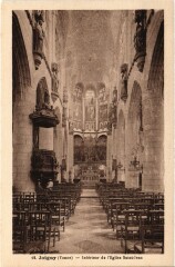 Joigny Eglise Saint-Jean interieur à Joigny