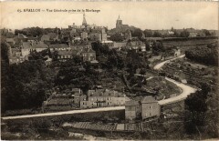Avallon vue générale à Avallon