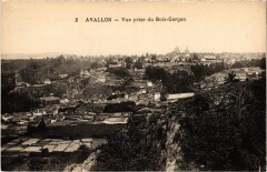 Avallon vue prise du Bois-Gargan à Avallon
