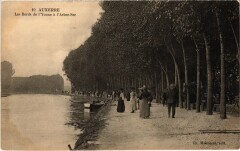 Auxerre Les bords de l'Yonne à Auxerre