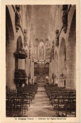 Joigny Eglise Saint-Jean interieur à Joigny