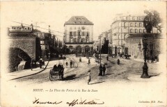 Brest place des Portes Rue de Siam à Brest