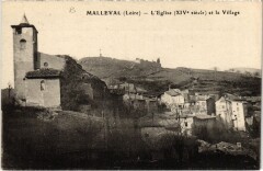 Malleval Eglise et le Village à Malleval