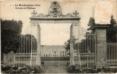 Le Boulleaume Entrée du Chateau