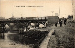 Compiegne Pont de bois sur pilotis