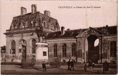 Chantilly Statue du Duc d'Aumale à Antilly