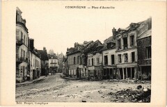 Compiegne Place d'Austerlitz Guerre