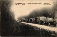 Foret de Compiegne Les autobus Guerre