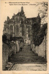 Chaumont-en-Vexin Eglise Saint-Jean-Baptiste Escalier à Chaumont-en-Vexin