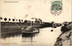 Pont-Sainte-Maxence Le Canal Ecluse de Sarron à Pont-Sainte-Maxence