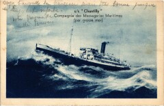 Ss Chantilly Cie des Messageries Maritimes Ships
