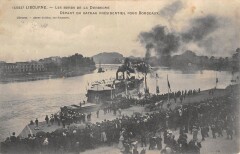 Libourne / Les Bords De La Dordogne / Depart Du Bateau Presidentiel Pour -
																					33500 Libourne
																			