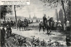 Environs de Dijon Souvenir de Manoeuvres de l'Est France à Dijon