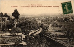 Saulieu Vue panoramique,prise du Dortoir de l'Ecole France à Saulieu