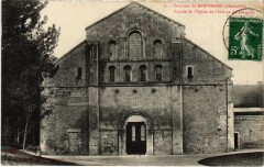 Montbard Facade de l'Eglise de l'Abbaye France à Montbard