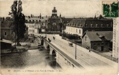 Dijon L'Hopital et le Pont de l'Ouche France à Dijon