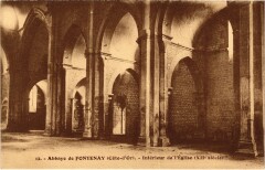 Abbaye de Fontenay Interieur de l'Eglise France