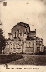 Carte postale ancienne Abside de la Basilique
                                                                     à Fontaine-lès-Dijon
                                