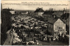 Saulieu Champ de Foire ou Marche au Betail France à Saulieu