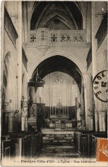 Flavigny L'Eglise-Vue interieure France