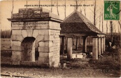 Fontaine Francaise Monument Henri Iv France