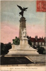 Dijon Monument a Carnot Place de la Republique France à Dijon