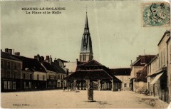 Beaune La Place et la Halle France à Beaune