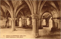 Abbaye de Fontenay Salle Capitulaire France