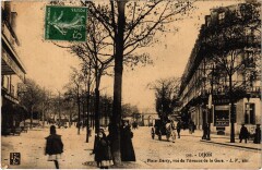 Dijon Place Darcy,vue de l'Avenue de la Gare France à Dijon