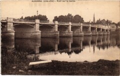 Auxonne Pont sur la Saone France à Auxonne
